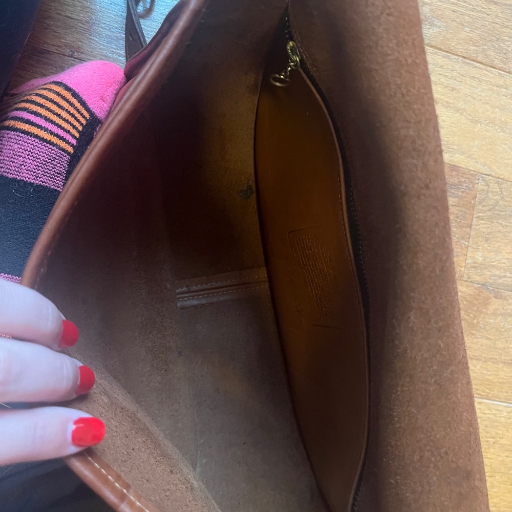 Coach Brown Leather Crossbody Bag - Picture 11 of 12